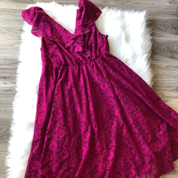 torrid Dresses & Skirts - Torrid Lace Pink Dress